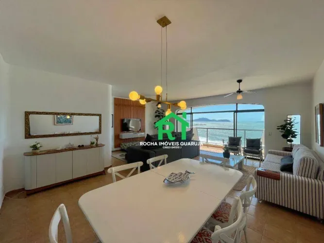 Apartamento frente mar com 3 quartos (1 suíte), 2 vagas à venda em Jardim Astúrias, Guaruj