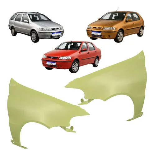 Paralama Fiat Palio Siena G2 Fire 2001 2002 2003 2004 A 2007