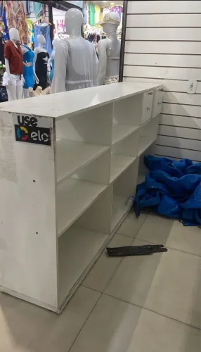 Balcão Expositor com Vitrine e Gavetas - 1,70m (Parcelo 3x Sem Juros)