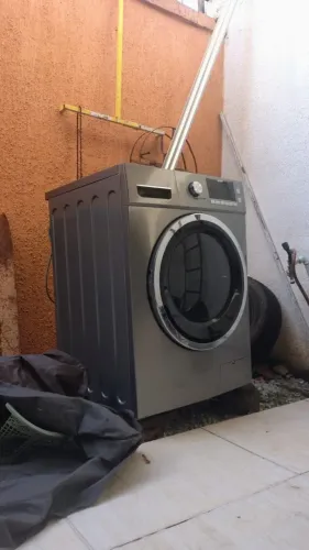 Lava e Seca Midea 11kg LSD11X cor Inox Excelente estado (defeito na placa inversora)