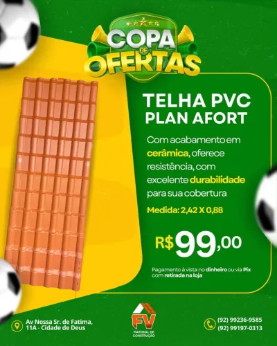 Telha pvc colonial
