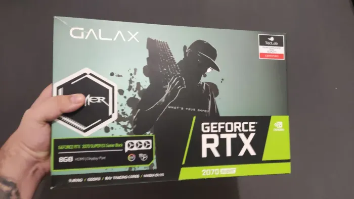 Placa de Vídeo Galax RTX 2070 Super EX Gamer Black 8GB