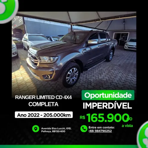 Ford Ranger Limited 3.2 20V 4X4 CD Aut. Dies. 2022