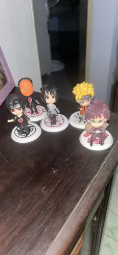 Mini bonecos de naruto