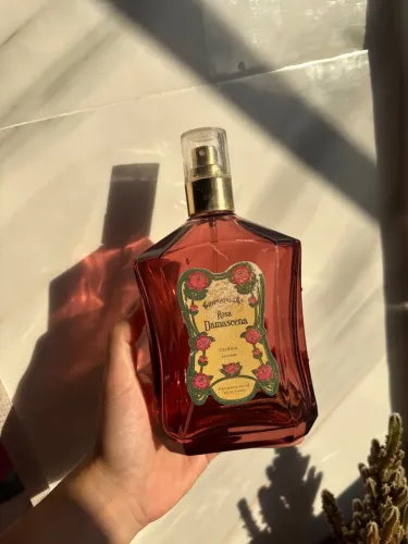 Perfume rosa Damascena (frasco vazio)