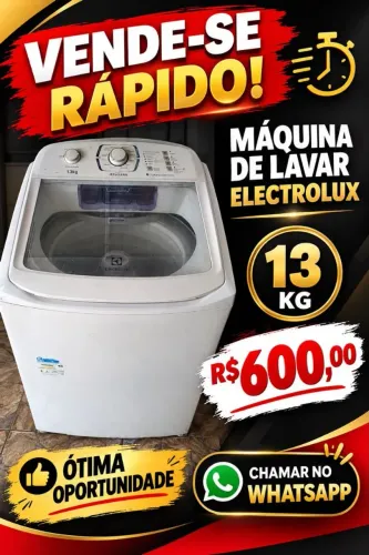 Vendo maquina de lavar Electrolux 13 kls