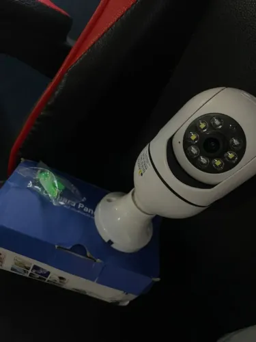 CAMERA BIVENA LAMPADA 360º RESOLUÇAO FULL HD 1080P