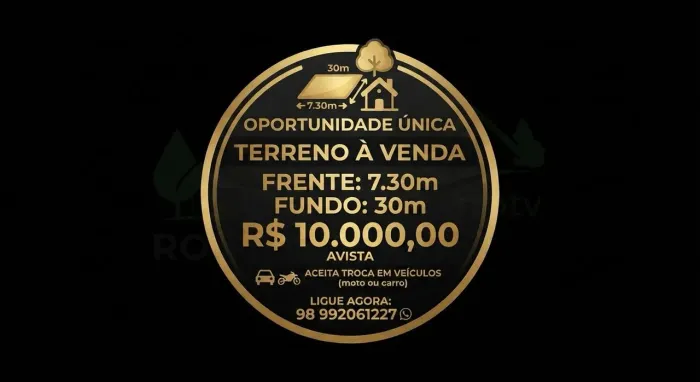 Vende-Se ou troca terreno