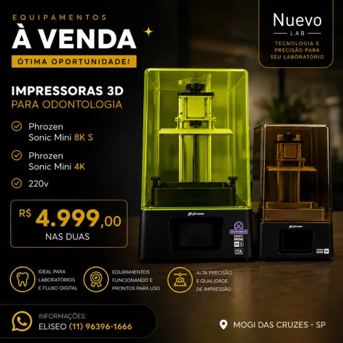 Impressoras 3D Phrozen Sonic Mini 8KS + Mini 4K