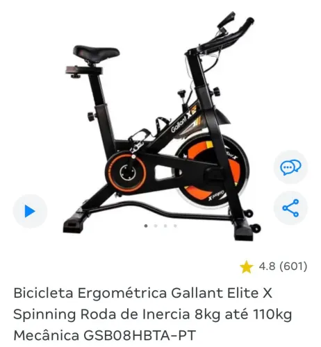 Bicicleta ergométrica 