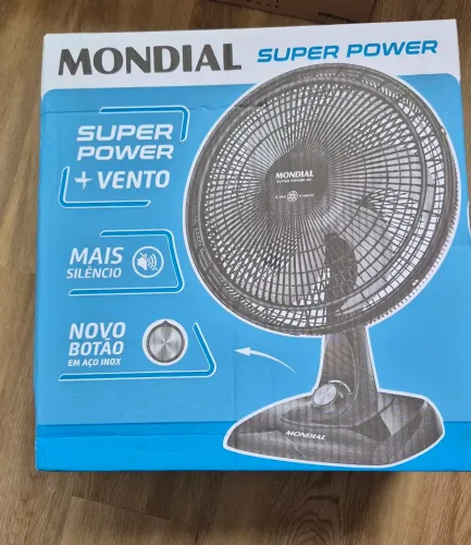 Ventilador 40cm 6pas Mondial super power