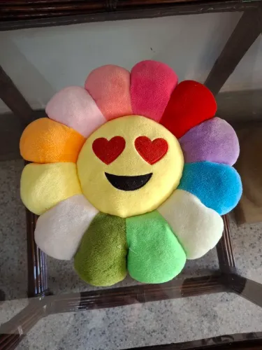 Almofada colorida emoji