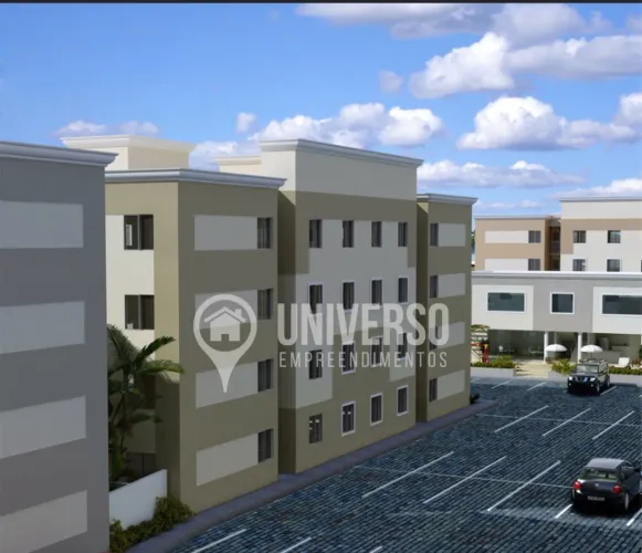 CONDOMÍNIO ILHAS DO MEDITERRÂNEO- APARTAMENTO 2/4 COM SUÍTE E VARANDA