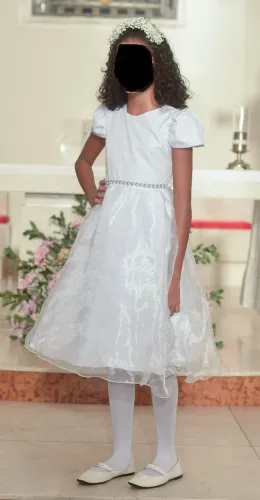 Vestido para 1° comunhão ou dama de honra.