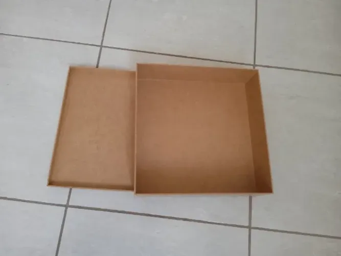 Caixa para presente 45 cm X 45cm em MDF 20 reais