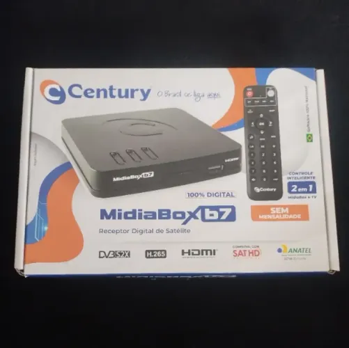 RECEPTOR DIGITAL DE SATÉLITE CENTURY MIDIABOX B7