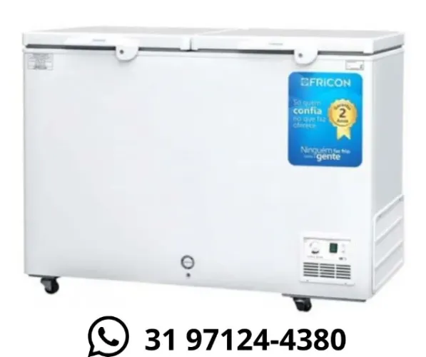 Freezer Horizontal 2 Tampas Fricon Novo