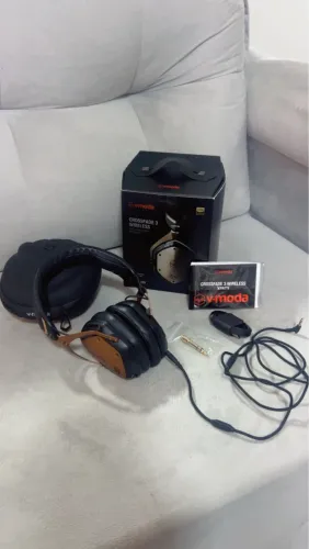 Fone V-Moda Crossfade 3 Wireless Hi-Res Bluetooth - Excelente Estado