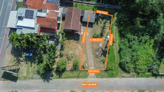 Oportunidade no Centro de Ascurra! Terreno Plano com 494m² e Excelente Localização