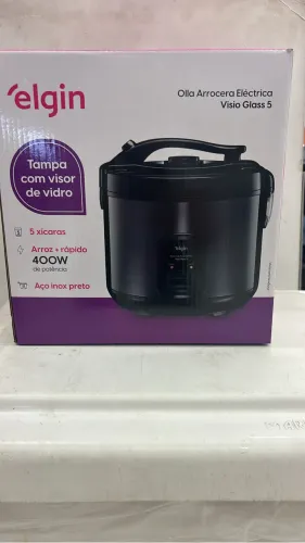 PANELA DE ARROZ ELGIN VISION 5 NOVA LACRADA COM 1 ANO DE GARANTIA E NOTA FISCAL