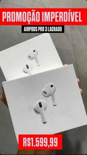 Oportunidade - AirPods Pro 3 - Lacrado- 1 ano de Garantia Apple