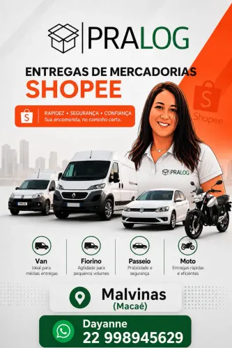 Entregas exclusiva da Shopee