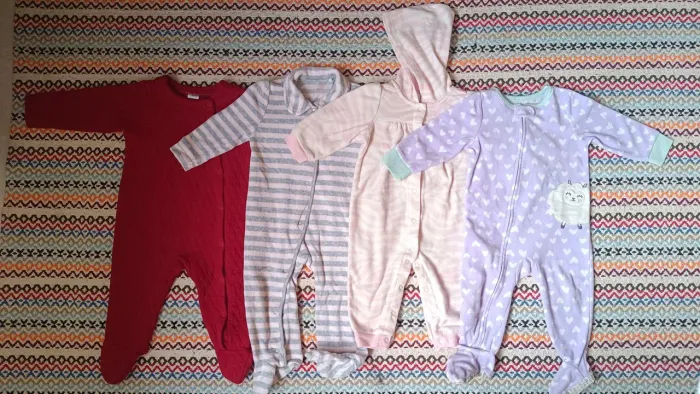 Lote macacões Carters 12 meses 