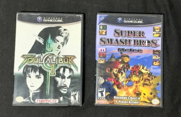 Super Smash Bros Melee + Soul Calibur II - Game Cube
