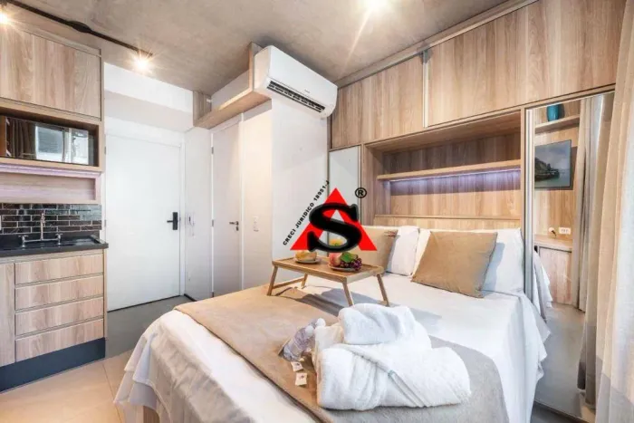 Studio mobiliado com 1 dormitório para alugar, 18 m² por R$ 2.724/mês - Bela Vista - São P