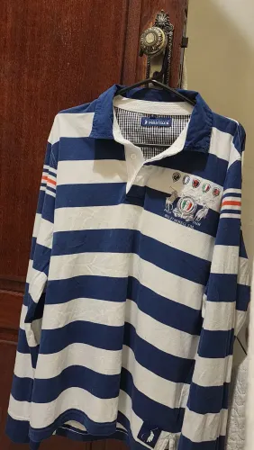 Polo Club Azul/Branco 