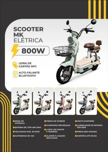 Scooter elétrica Novas