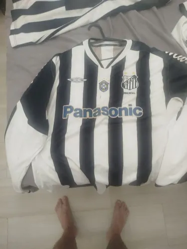Camisa Santos Jogo 2005 manga comprida 