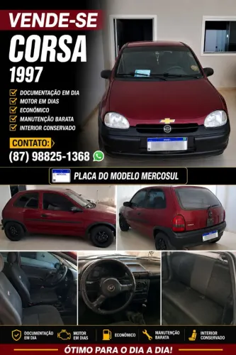 Chevrolet Corsa Wind 1.0 MPFI / EFI 2P (álcool) 1997