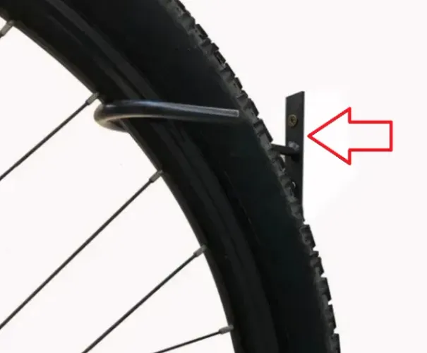 Suporte Vertical Bicicleta Sem Parafuso Encaixe Fácil