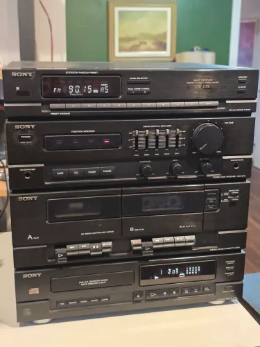 Mini System Hi-Fi Vintage Sony LBT-D115