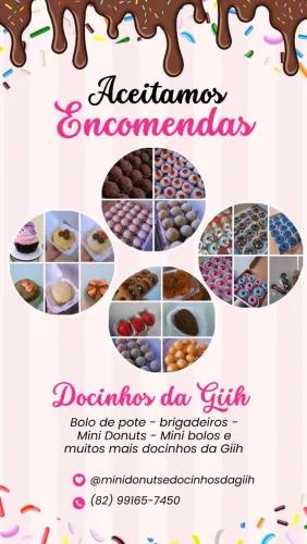 Mini Donuts e Docinhos da Giih