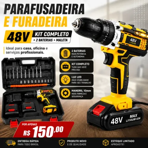 parafusadeira e furadeira