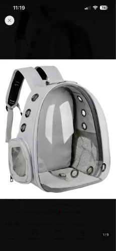 Mochila transporte pet