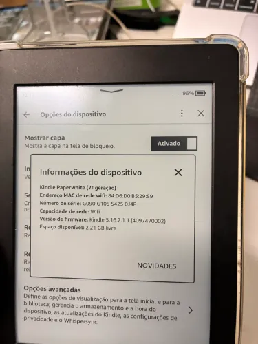Kindle paperwhite 7 geração 