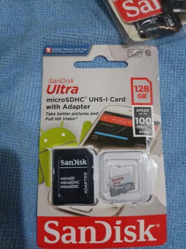 Cartão de memória 128gb SD