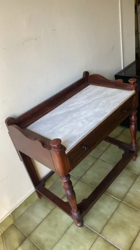 Escrivaninha inglesa Imbuia Madeira maciça