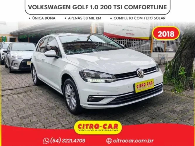 Volkswagen Golf Comfort. 200 TSI 1.0 Flex 12V Aut. 2018