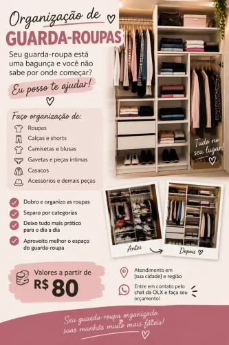 Organização de Guarda Roupas