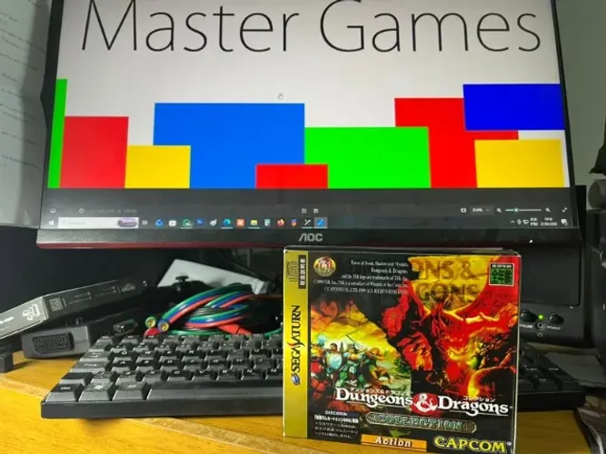 Box Oldschool Dungeons & Dragons Collection Sega Saturn LACRADO