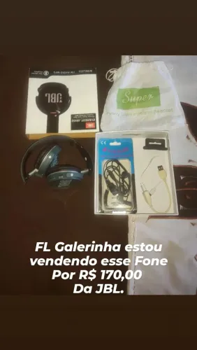 A venda de um headset da JBL Por R$100