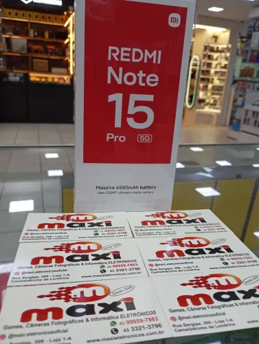 Promoção ? REDMI NOTE 15 PRO 8 RAM 256 ROM