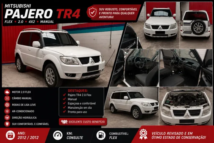 Mitsubishi Pajero TR4 2.0 Flex 16V 4X2 Mec. 2012
