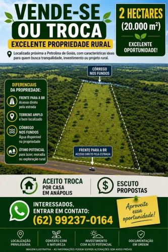 Chácara Gleba Ouro verde - Petrolina 20 500 m²