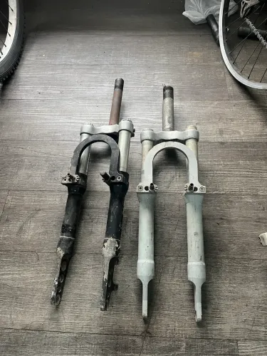 Garfo suspensão de bike