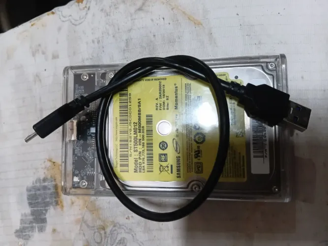 HD samsung interno 2.5 polegadas 500gb